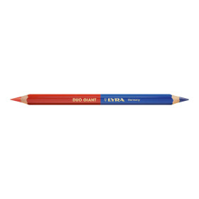 CRAYON GEANT BICOLORE ROUGE/BLEU