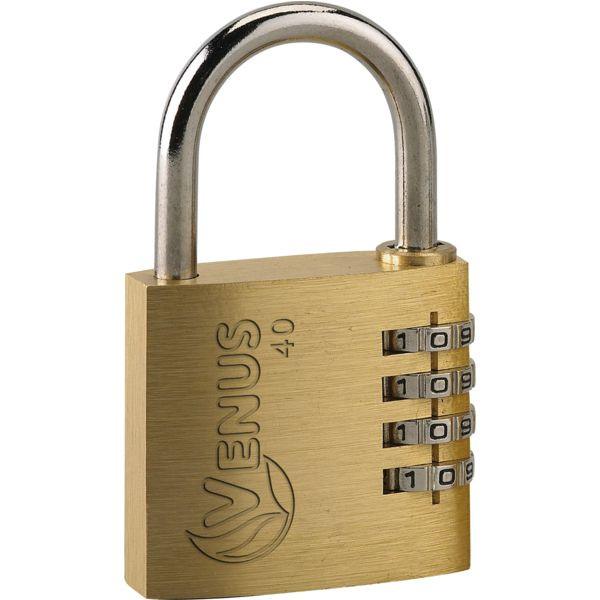Cadenas 40mm laiton à chiffres 4 viroles VENUS 40