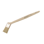 Brosse plate coudée sur chant