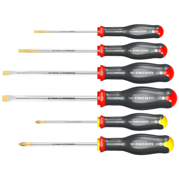 Jeu de 6 tournevis Protwist - FACOM ATP.J6PB