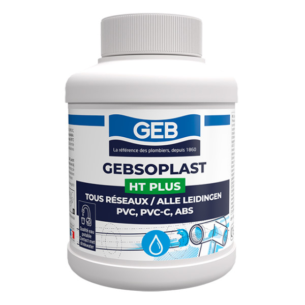 GEBSOPLAST HT PLUS - POT PLASTIQUE 250ML AVEC PINCEAU