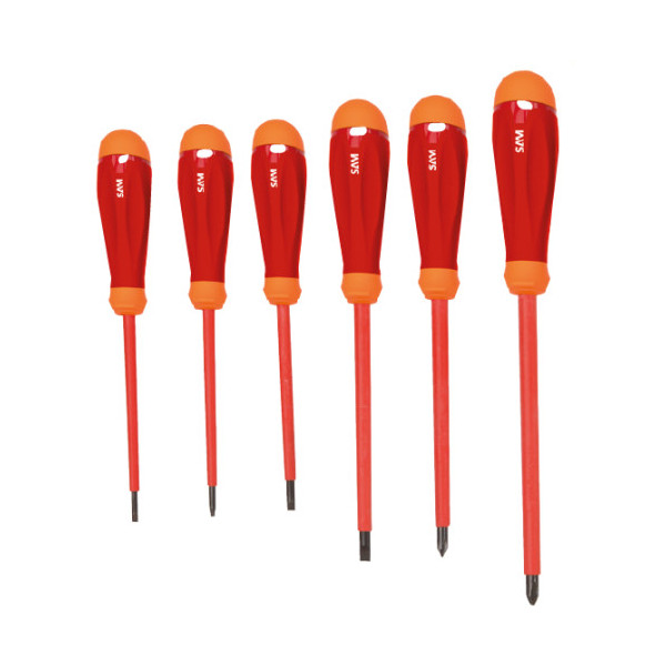 JEU DE 6 TOURNEVIS ISOLES 1000 VOLTS ZTC-J6