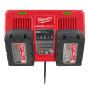Chargeur double MILWAUKEE M18 DFC 18V