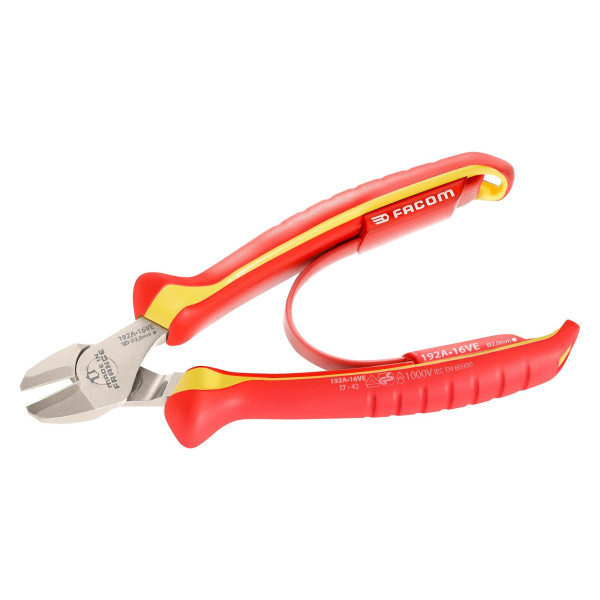 Pinces coupantes diagonales - Hautes performances - isolées 1000 volts 160mm - FACOM 192A.16VE