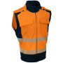 Veste haute visibilité softshell 2 en 1 - Doublée polaire