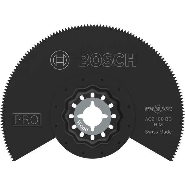 LAME SEGMENT STARLOCK PRO BIM BOIS & METAL 100MM ACZ100BB