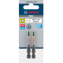2 embouts de vissage PRO IMPACT TORX 55 MM