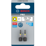 2 embouts de vissage PRO Impact Torx 25 mm