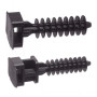 SUPPORT MURAL POUR LIEN NYLON 9,4 NOIR FORME CHEVILLE