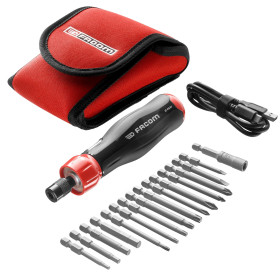 Tournevis E-PROTWIST à assistance électrique 4V , trousse 16 pièces - FACOM ATPA4V.J16PB