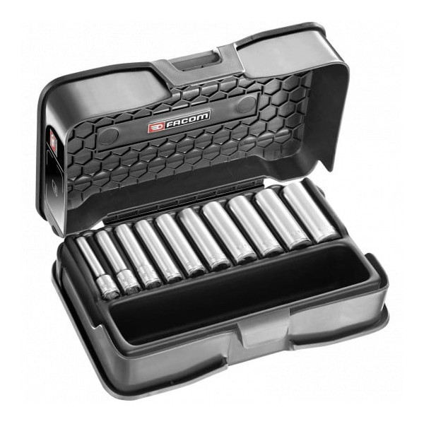 Jeux de 10 douilles longues en coffret 1/4" - FACOM R.405PF