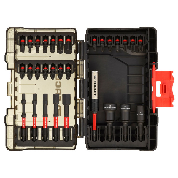 Coffret de 30 embouts de vissage Impact FACOM EN.1J30PB