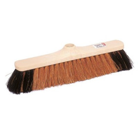 Balai coco naturel 38cm renfort moustache