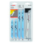 Pack de 6 lames de scie sabre Bois et Métal
