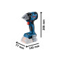 Boulonneuses sans-fil GDS 18V-330 HC BOSCH Professional