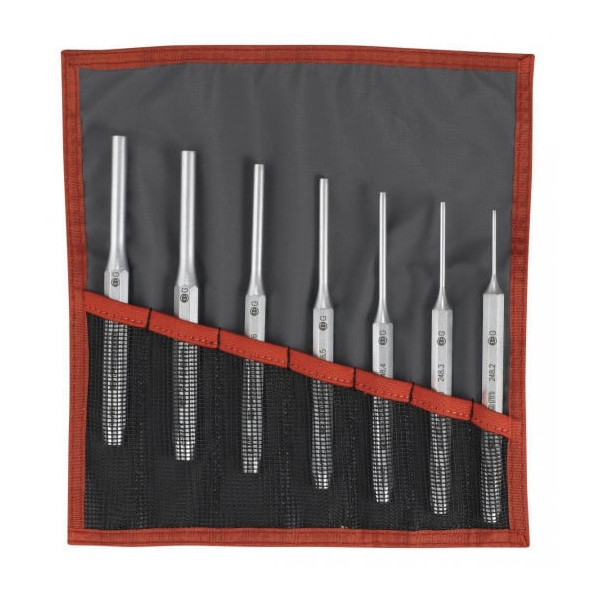 Jeu de 7 chasse goupilles en trousse 2 à 10mm - FACOM 248.JT7PB