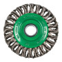 BROSSE CIRCULAIRE D.125 BR600Z FILETAGE M14 FIL TORSADE ACIER 0,50