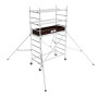 ECHAFAUDAGE ROULANT ALUMINIUM STARTEO - HAUTEUR DE TRAVAIL 4.6M
