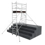ECHAFAUDAGE ROULANT ALUMINIUM STARTEO - HAUTEUR DE TRAVAIL 4.6M