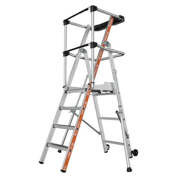 PLATEFORME RAPTOR 4 MARCHES - GARDE-CORPS A SANGLES