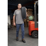 Pantalon stretch LMA FICTION zéro métal - Bleu marine