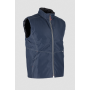 Bodywarmer matelassé col montant LMA MECANIC Bleu marine