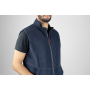 Bodywarmer matelassé col montant LMA MECANIC Bleu marine