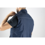 Bodywarmer matelassé col montant LMA MECANIC Bleu marine