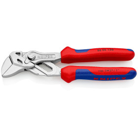 Pince clé KNIPEX avec poignées multimatières