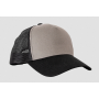 CASQUETTE 5 PANS+FILET GRIS/NOIR TU