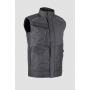 Bodywarmer bicolore LMA CRATERE GRIS/NOIR