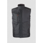 Bodywarmer bicolore LMA CRATERE GRIS/NOIR
