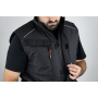 Bodywarmer bicolore LMA CRATERE GRIS/NOIR