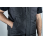 Bodywarmer bicolore LMA CRATERE GRIS/NOIR
