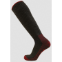 Lot de 2 paires de chaussettes renforcées laineLMA EROS Gris/Rouge