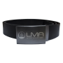 Ceinture en cuir avec boucle en métal - logo LMA