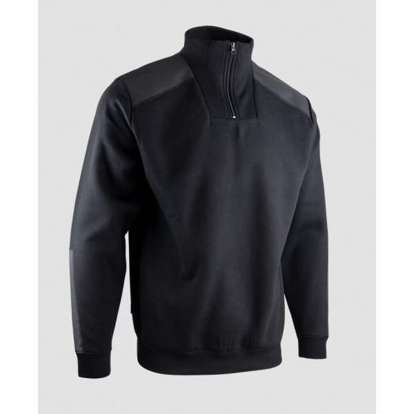 Sweat col camionneur LMA BERLIN Noir