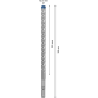 Boite de 30 forets BOSCH 7X SDS PLUS-12X200X265