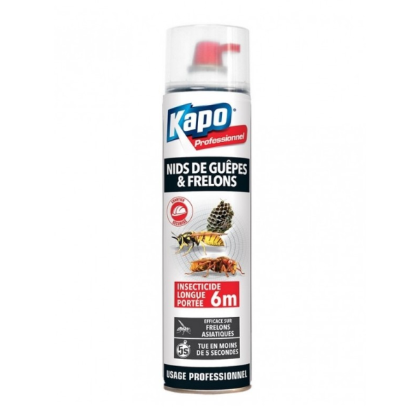 Insecticide longue portée spécial nids de guêpes et frelons 750 ml