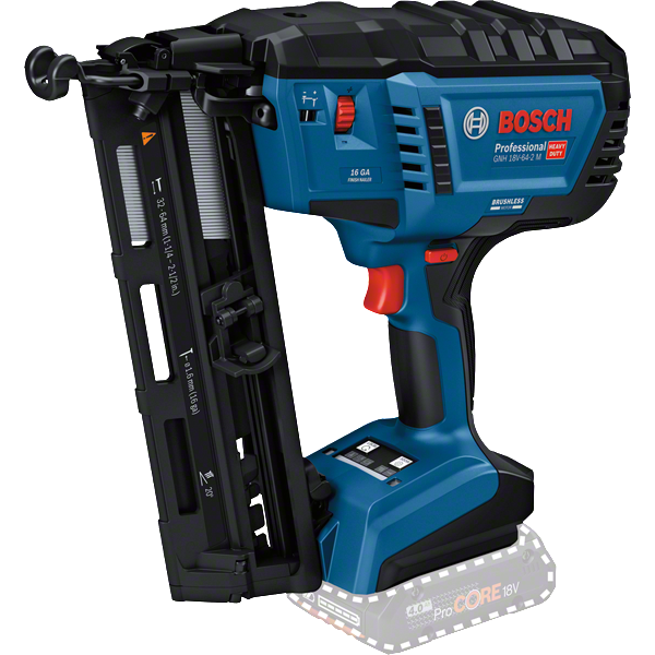 Cloueur bois sans fil BOSCH GNH 18V-64-2 M
