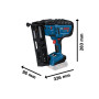 Cloueur bois sans fil BOSCH GNH 18V-64-2 M