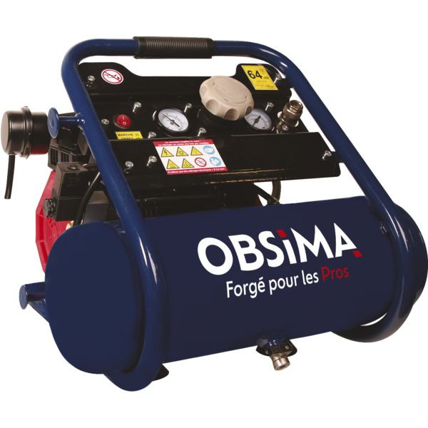 Compresseur silencieux sans huile OBSIMA 6L 10/6 Monophasé