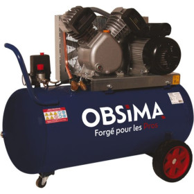 Compresseur mobile OBSIMA 100L 24/100 - Monophasé