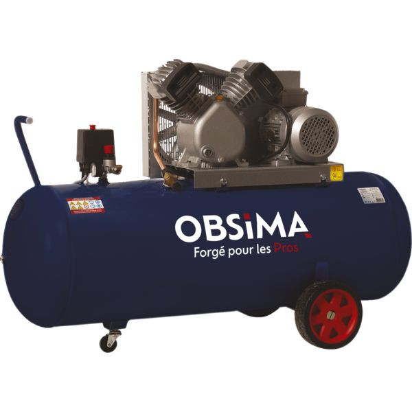 Compresseur mobile OBSIMA 150L 25/150 - Triphasé