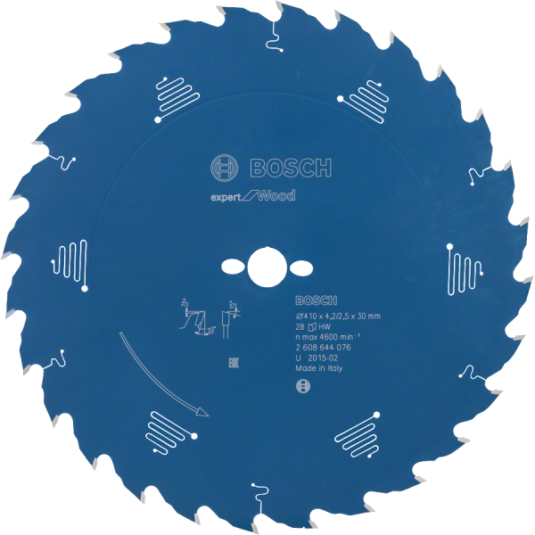 Lame de scie circulaire BOSCH 410 X 30 X 4,2MM 28 dents