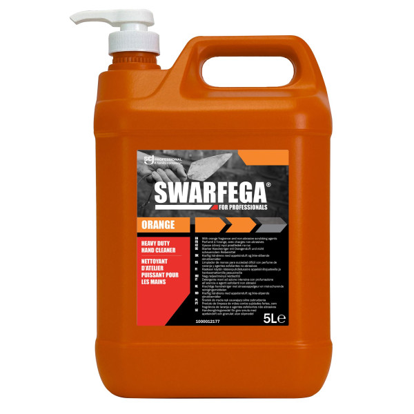 Bidon pompe 5 litres de crème lavante mains SWARFEGA (Ancien PER405/AOG4L)