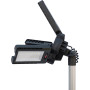 Projecteur de chantier 360° 13500lm 100W IP54 3 tetes orientables