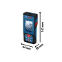 Télémètre laser BOSCH GLM 100-25 C