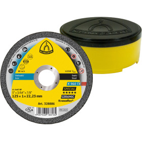 Disques à tronçonner Kronenflex pour Acier, Acier inoxydable, Acier alliés, Acier au carbone, Titane  K 960 TX Special