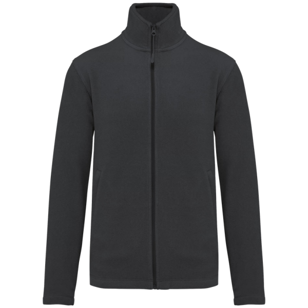 Veste micropolaire zippée homme DARK GREY